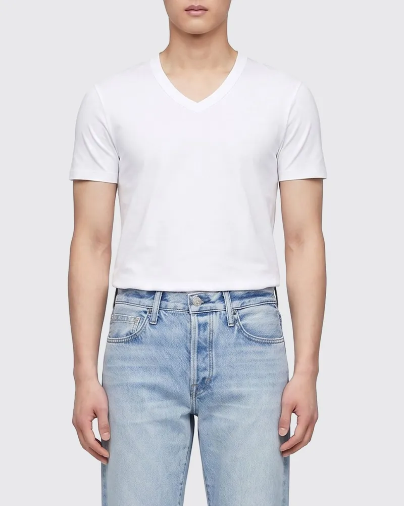 Tom Ford Baumwoll-T-Shirt Weiß