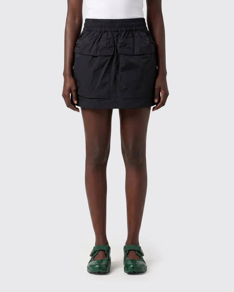 Diesel Nylonrock mit Patch Schwarz