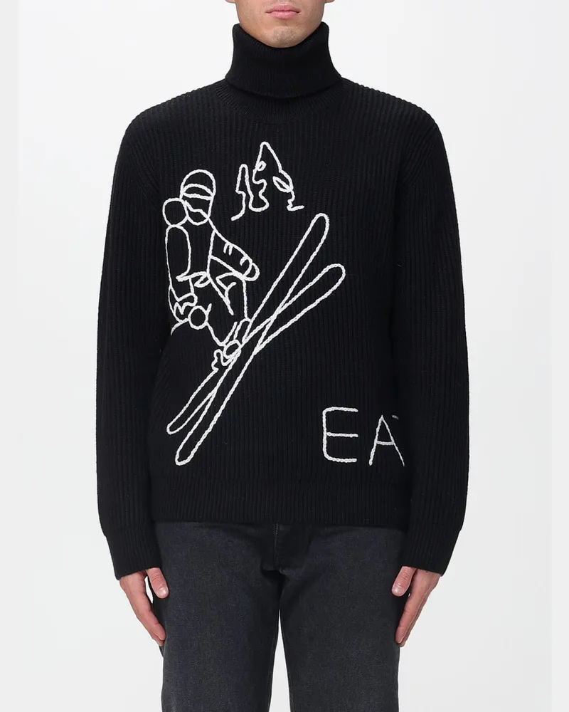 EA7 Pullover herren Schwarz