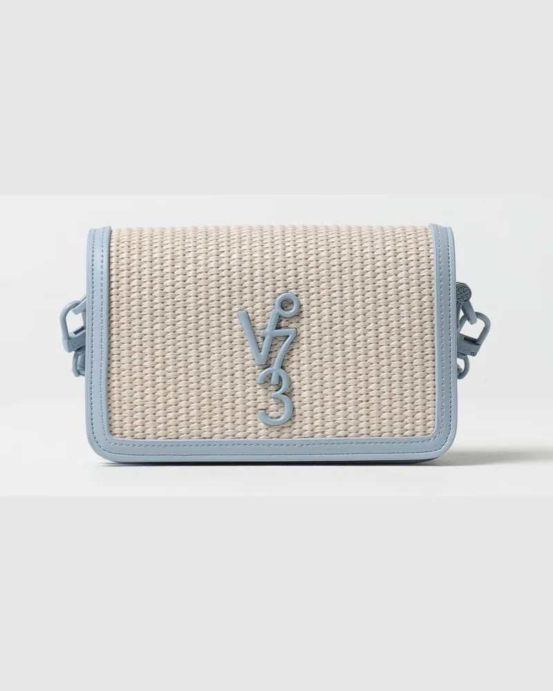 V°73 Schultertasche damen Hellblau