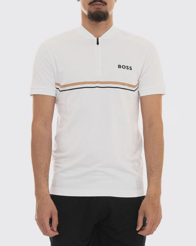 HUGO BOSS Polo herren Weiß