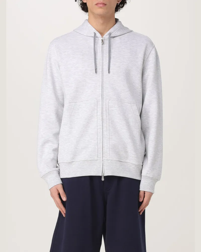 Brunello Cucinelli Sweatshirt herren Grau