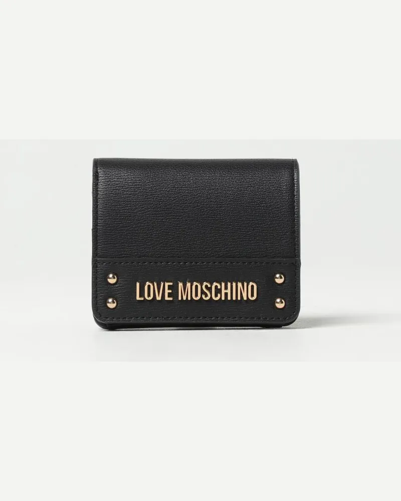 Moschino Geldbeutel damen Schwarz