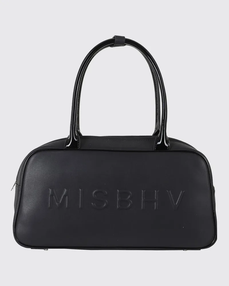 MISBHV London Ledertasche Schwarz