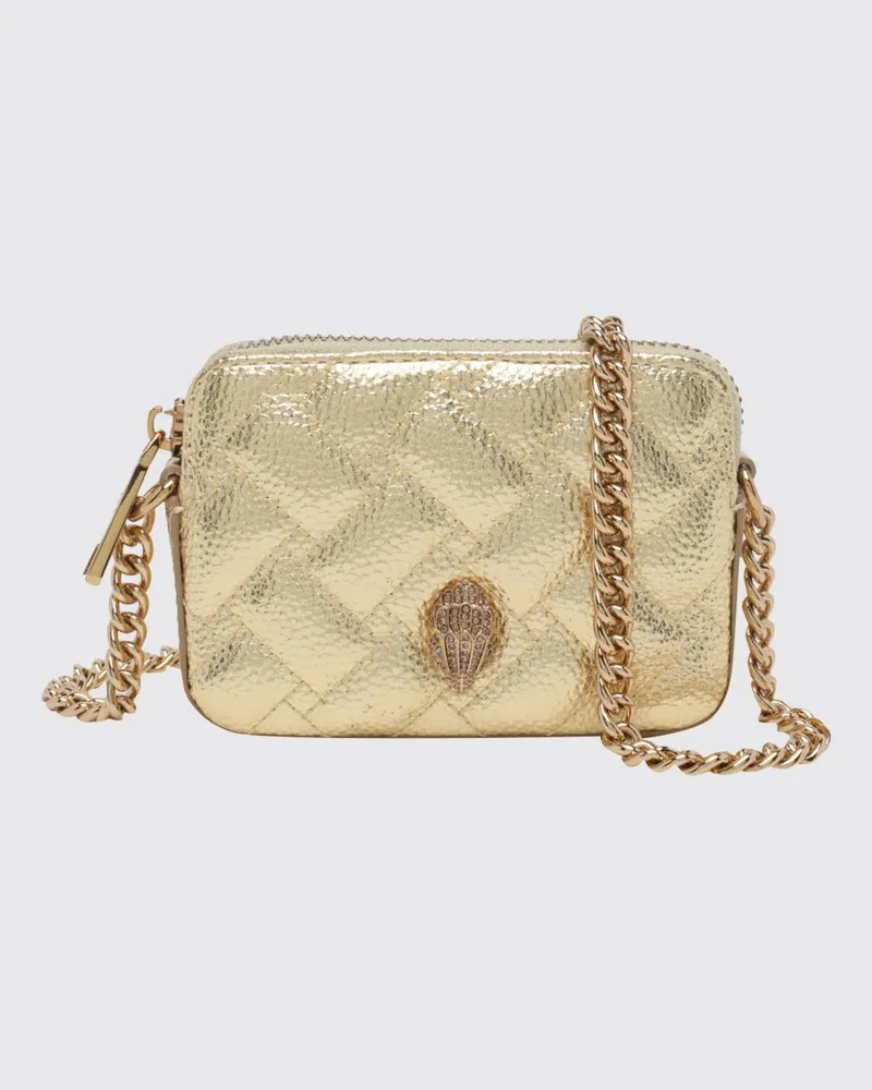 Kurt Geiger Kensington Wallet on Chain von aus gewebtem Material Gold