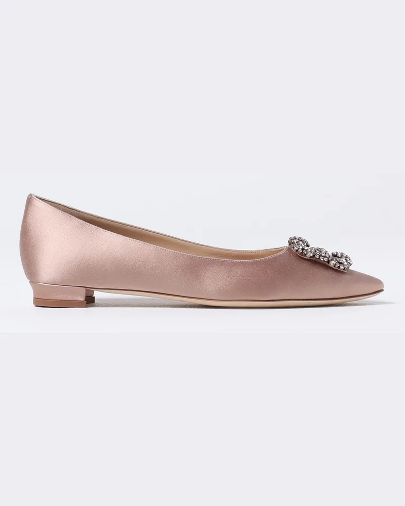 Manolo Blahnik Schuhe damen Nude