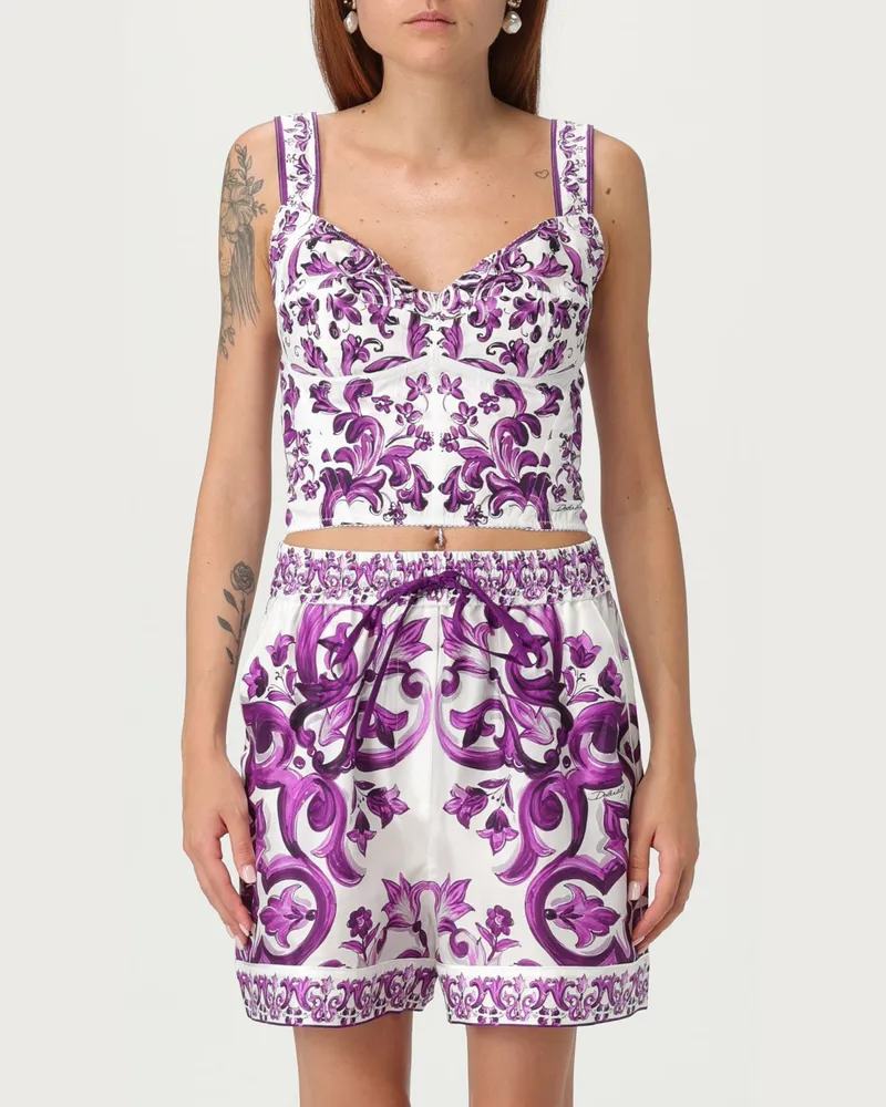Dolce & Gabbana Top damen Dolce & Gabbana Violett