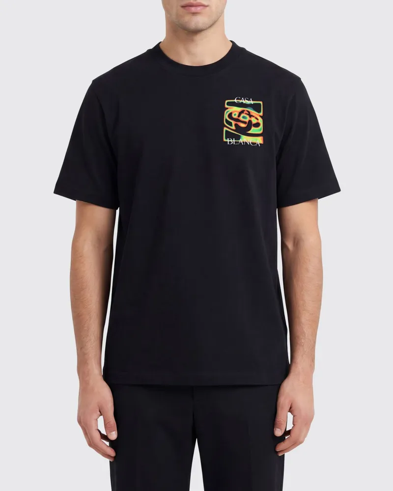 Casablanca Paris T-shirt herren Schwarz
