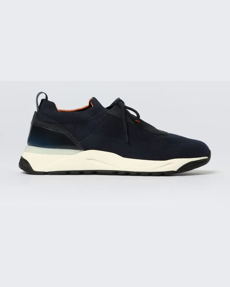 Santoni Sneakers herren Blau