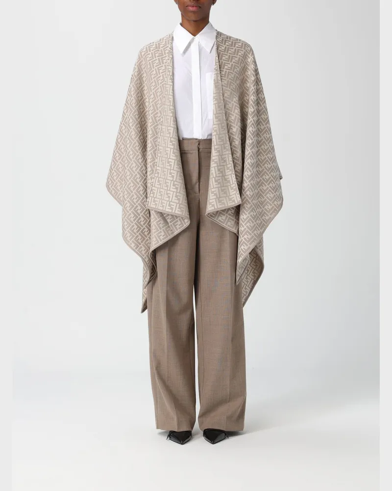 Fendi Pelerine damen Grau