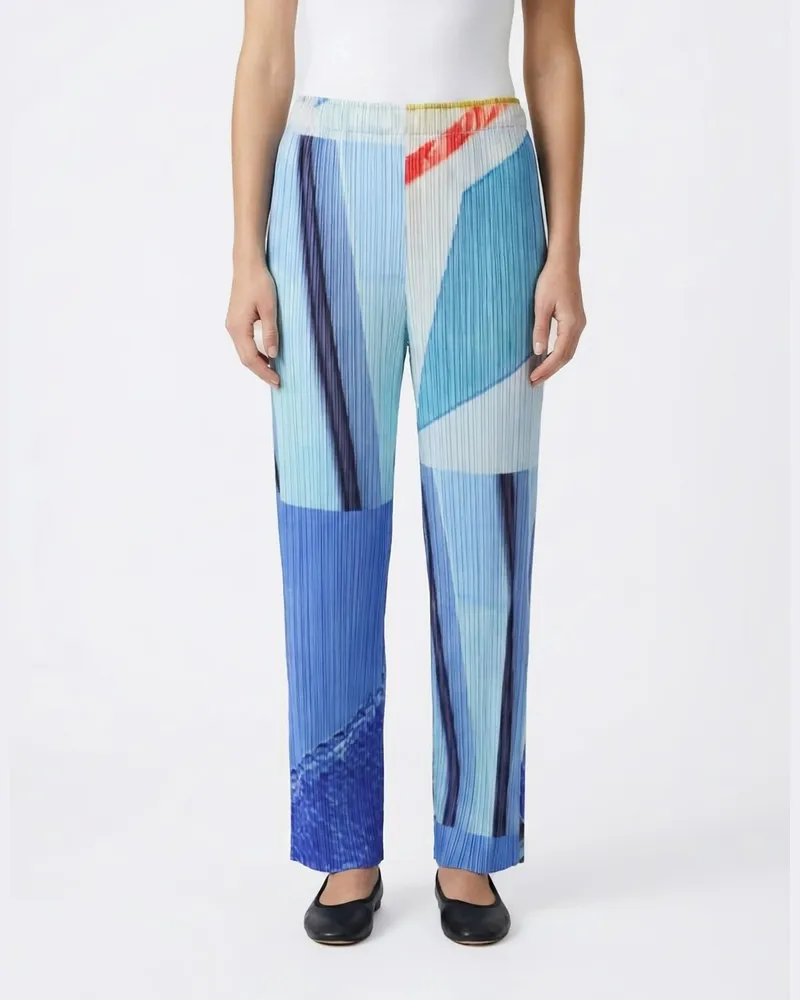 Issey Miyake Hose damen Blau