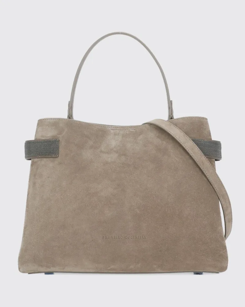 Brunello Cucinelli Schultertasche damen Burnt