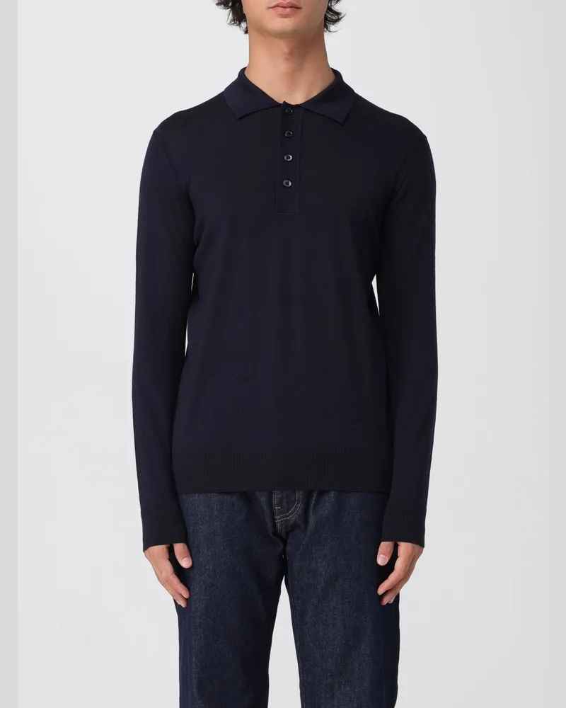 Paolo Pecora Milano Polo herren Blau