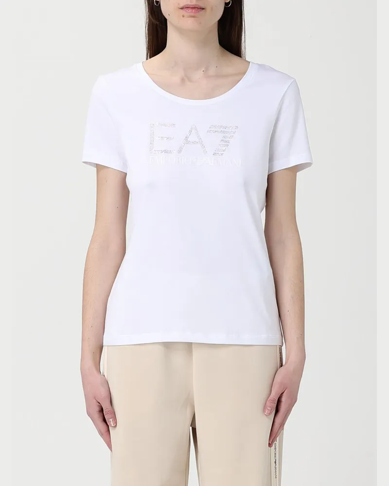 EA7 T-shirt damen Weiß
