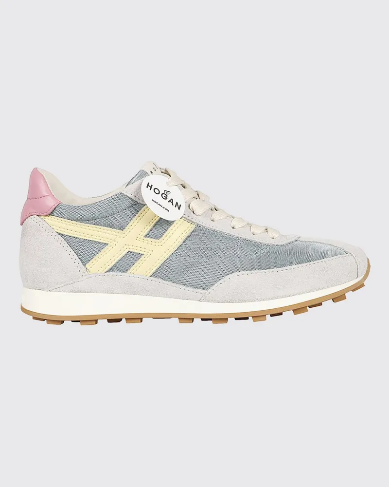 Hogan H699 Sneakers aus Wildleder und Mesh Blau