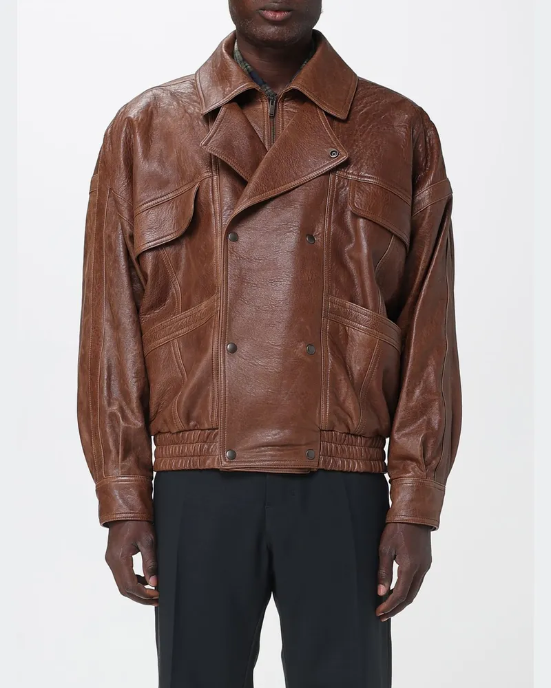 Saint Laurent Jacke herren Braun