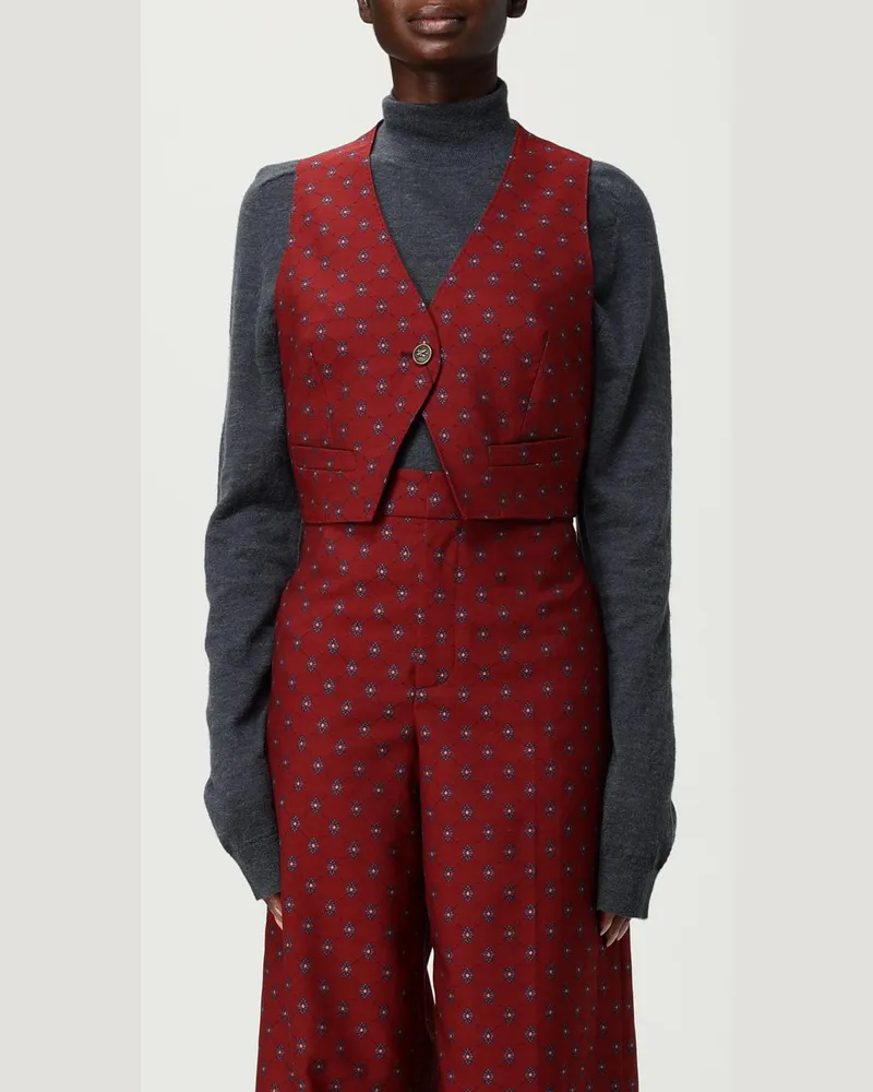 Etro Blazer damen Burgunderrot