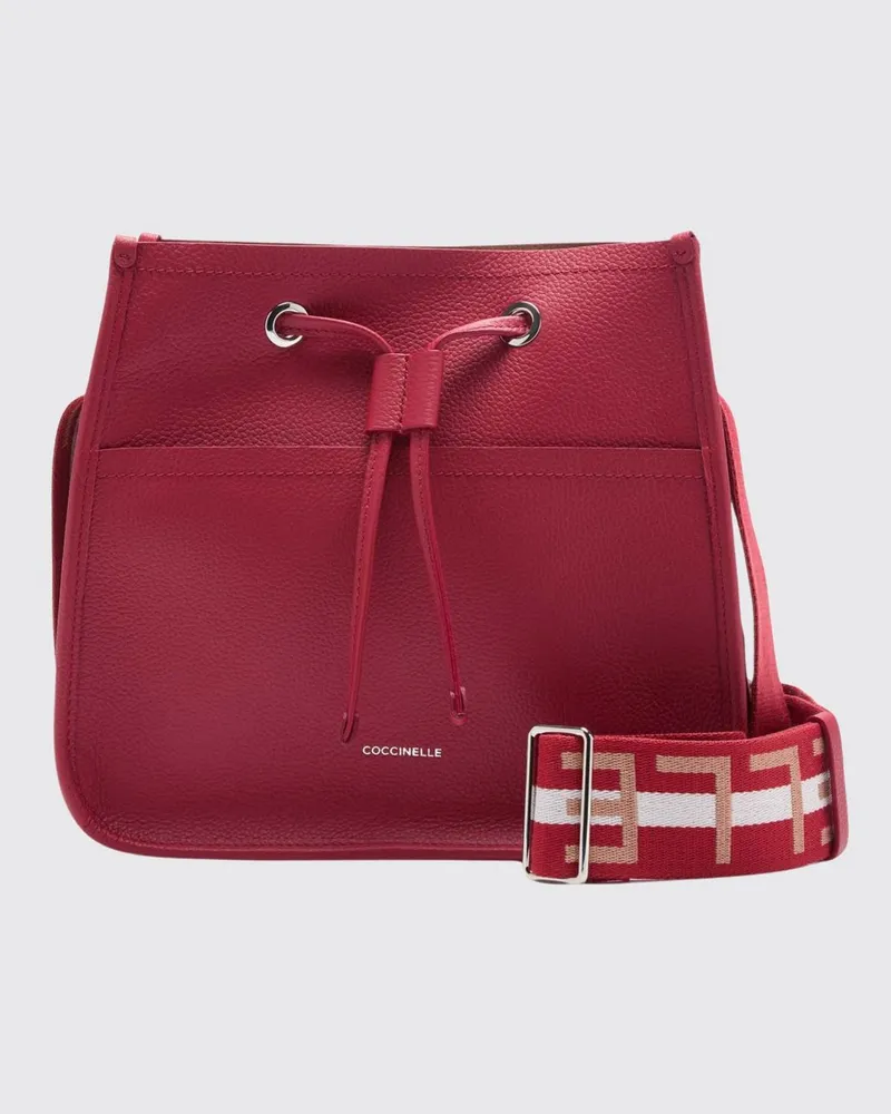 Coccinelle Umhngetasche damen Burgunderrot