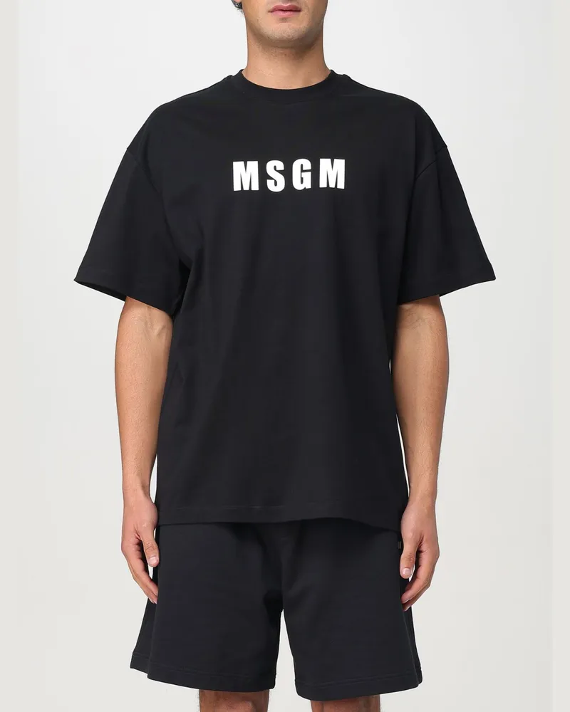 MSGM T-shirt herren Schwarz