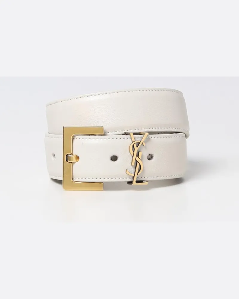Saint Laurent Grtel damen Beige