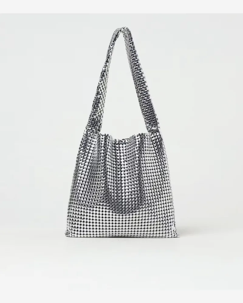 Paco Rabanne Schultertasche damen Silber