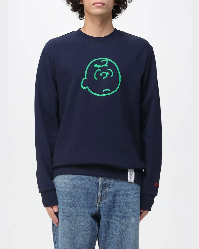 Iceberg Pullover herren Blau