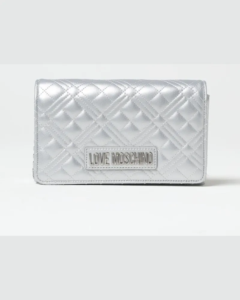 Moschino Handtasche damen Silber