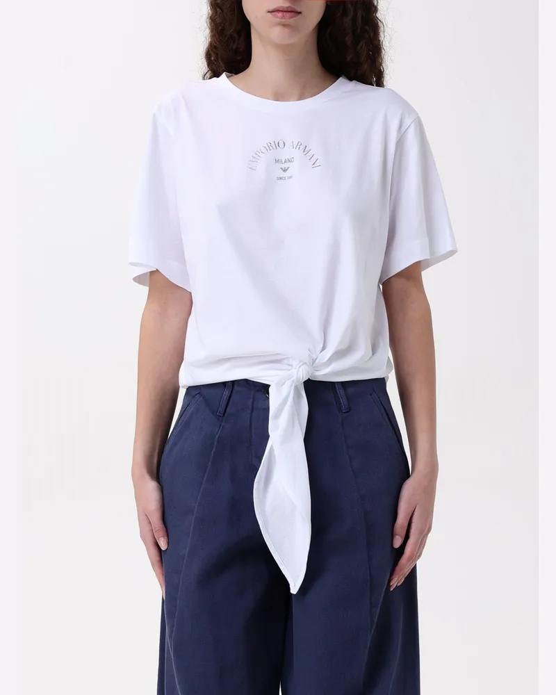 Emporio Armani T-shirt damen Weiß