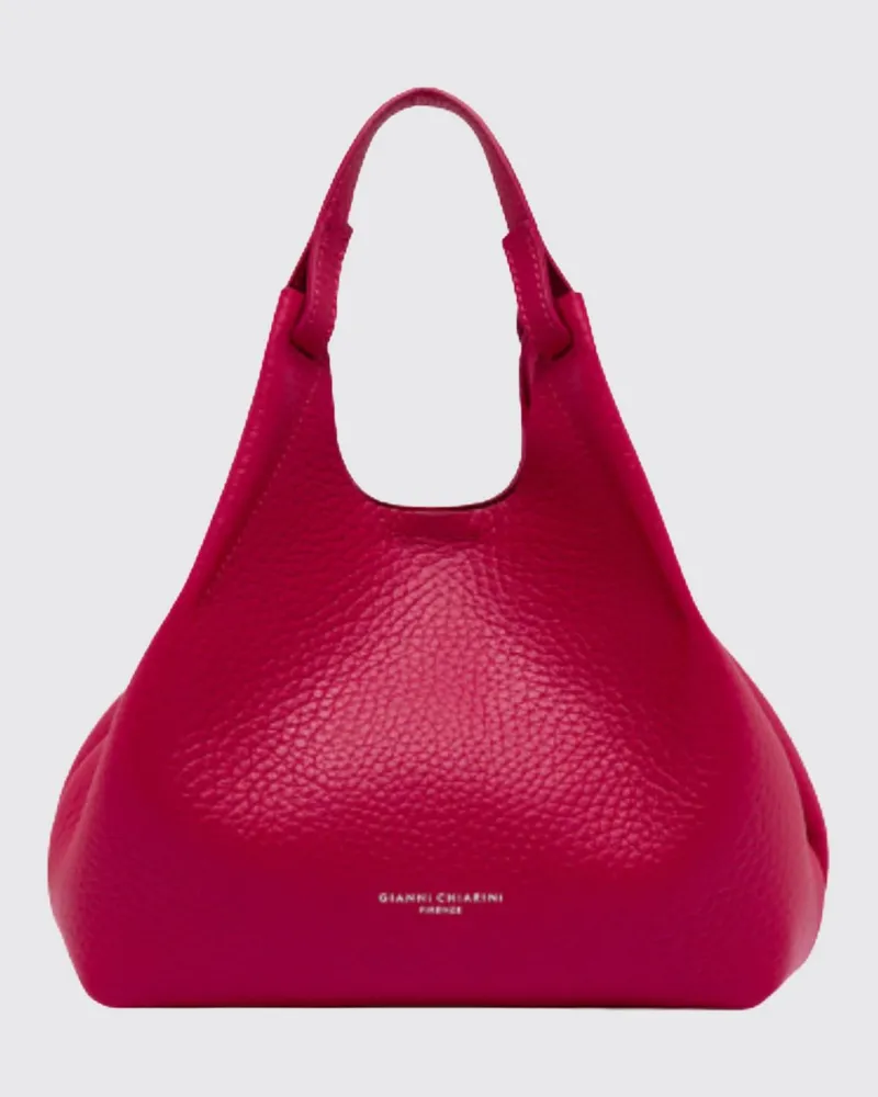 Gianni Chiarini Dua Tasche aus genarbtem Leder Braun