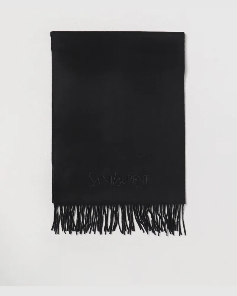 Saint Laurent Schal herren Schwarz