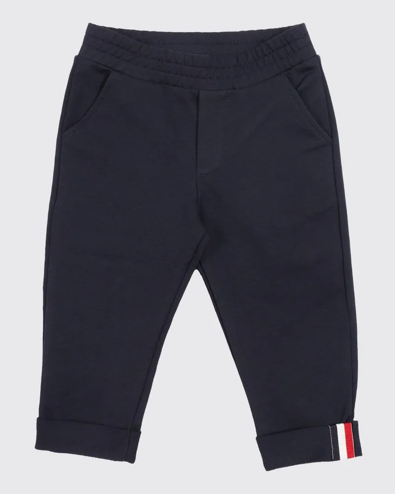 Moncler Stretch-Baumwollhose Blau