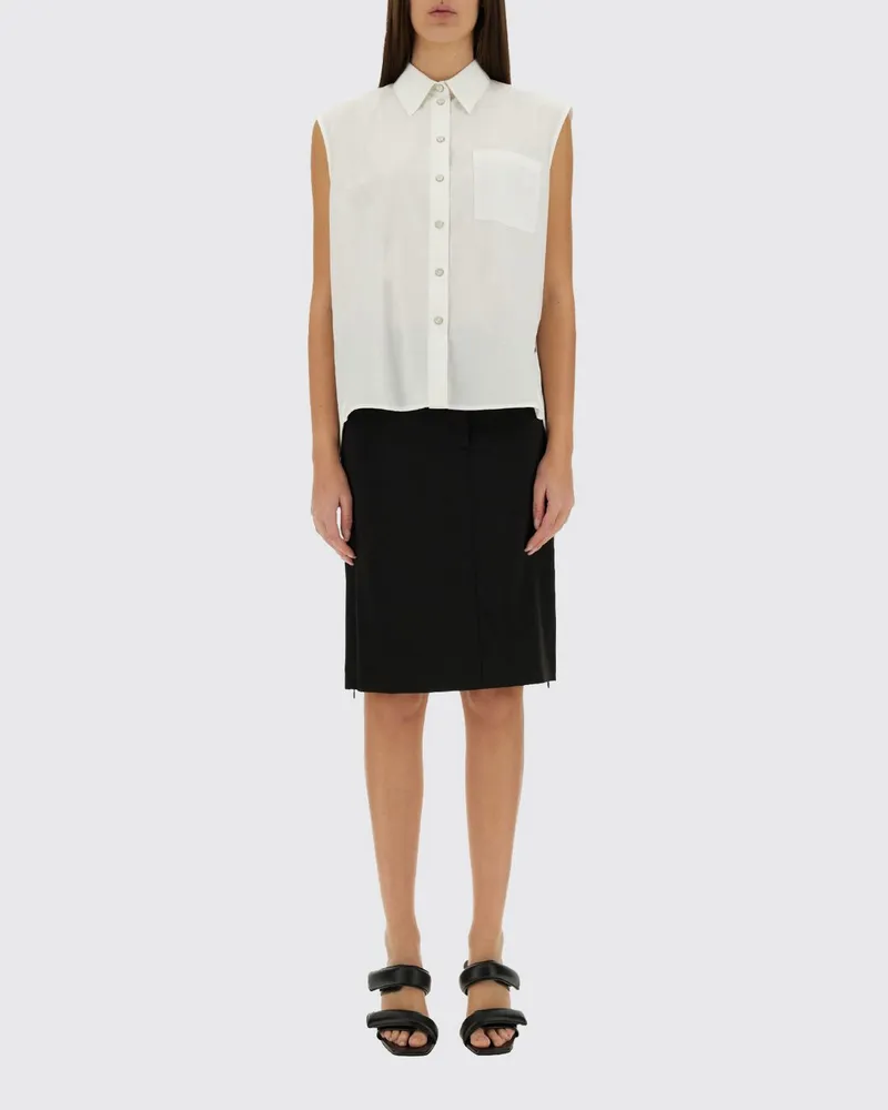 Helmut Lang Hemdbluse damen Weiß