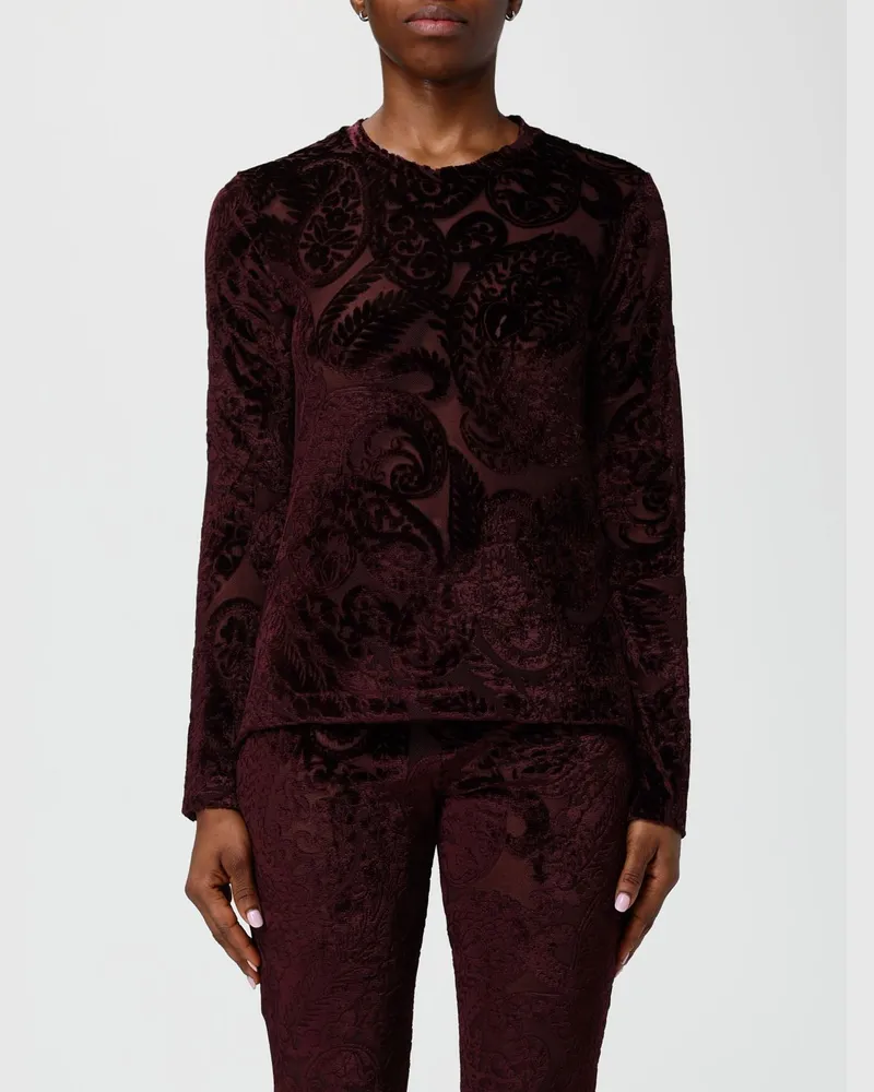 Etro Top damen Burgunderrot