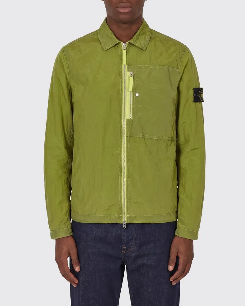 Stone Island Nylon Overshirt Grün