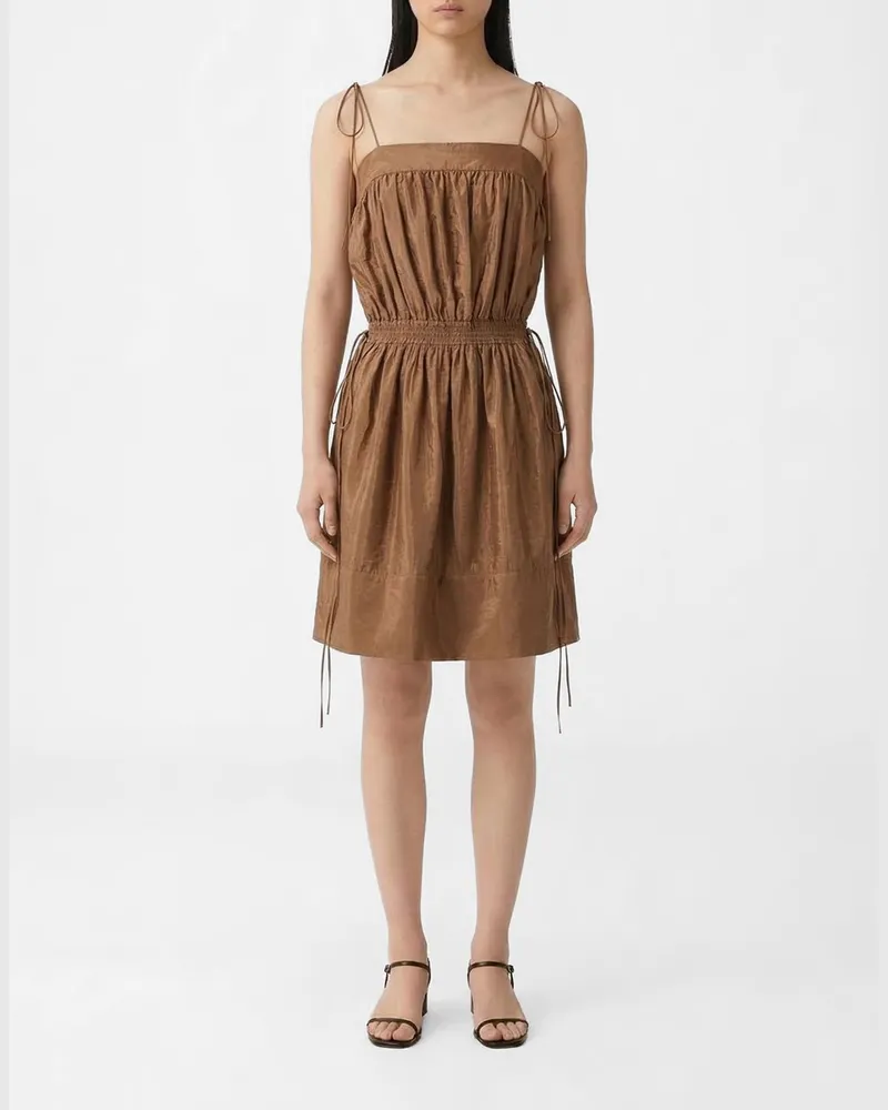 Saint Laurent Kleid damen Kaffee