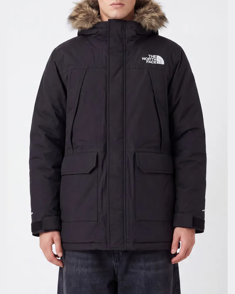 The North Face Knielanger Parka aus recyceltem Nylon mit DryVent™-Technologie Schwarz