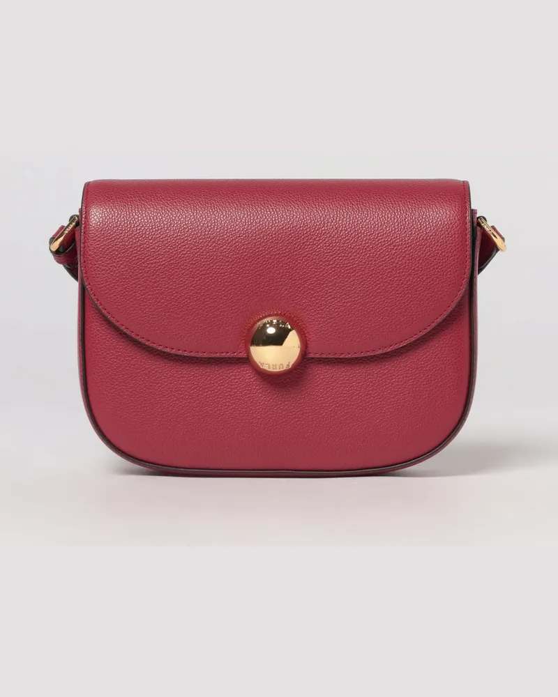 Furla Schultertasche damen Burgunderrot