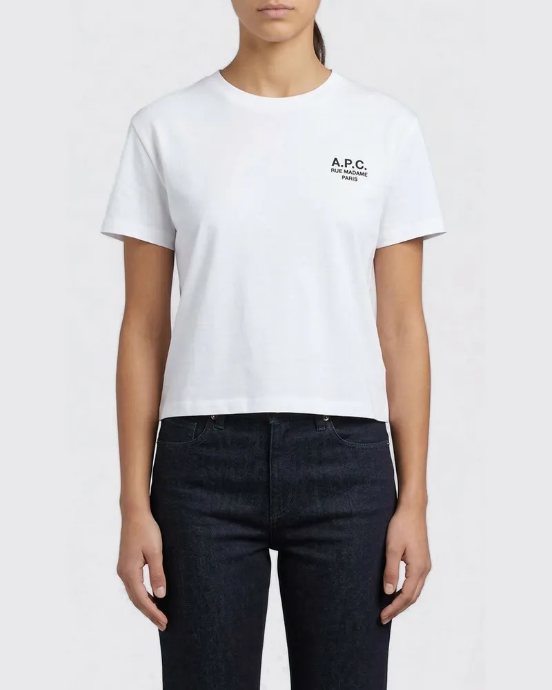 A.P.C. T-shirt damen Weiß
