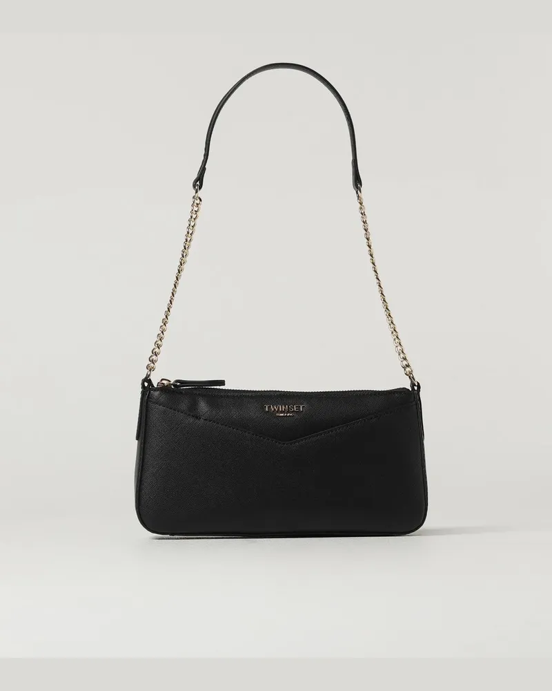 Twin-Set Schultertasche damen Schwarz
