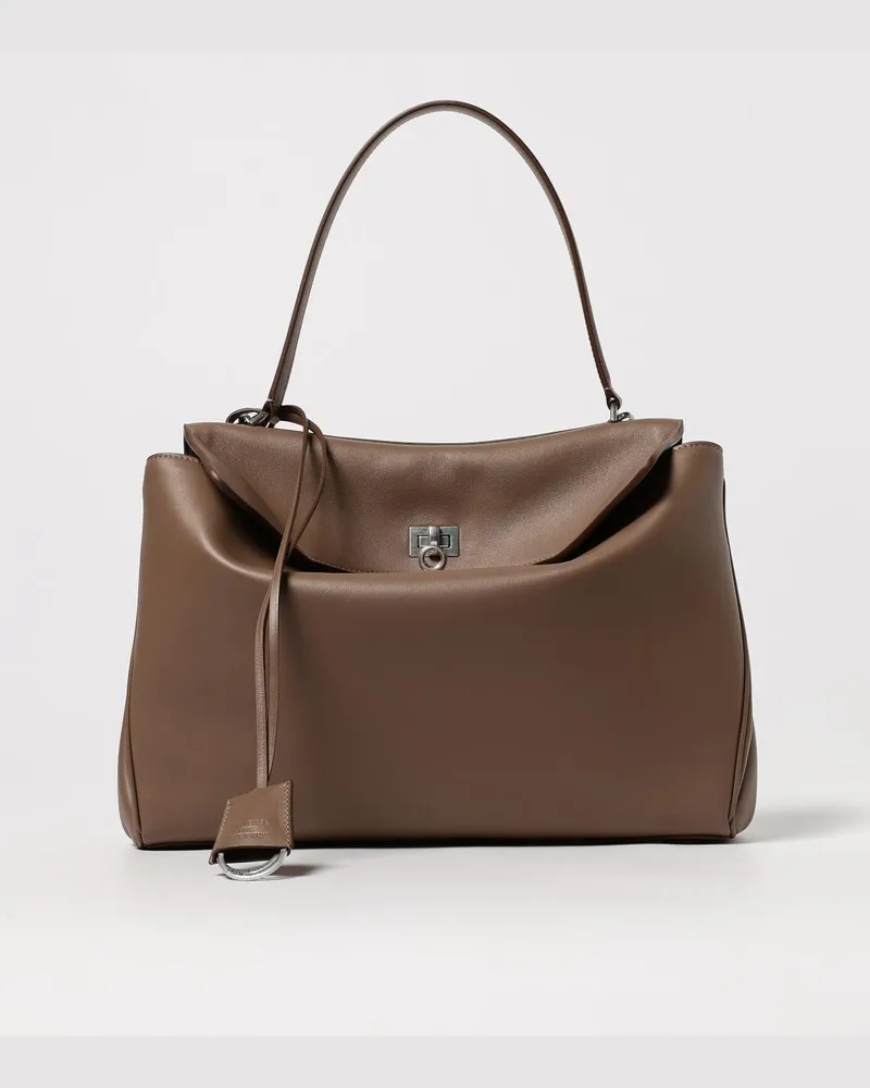 Balenciaga Schultertasche damen Taubengrau