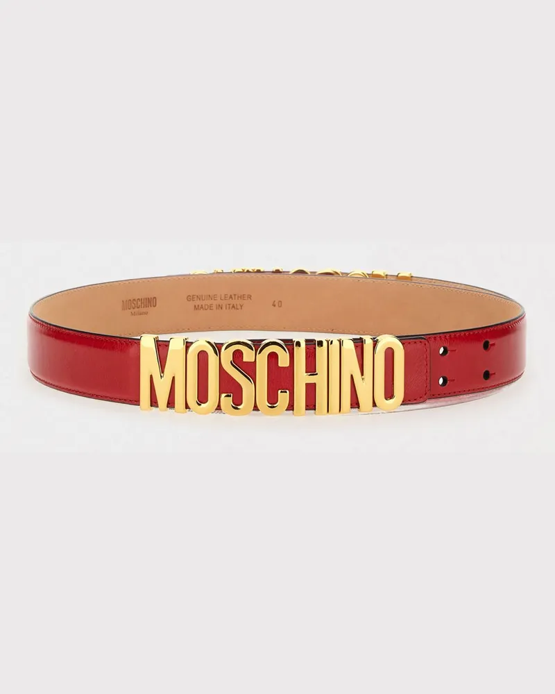 Moschino Grtel damen Rot