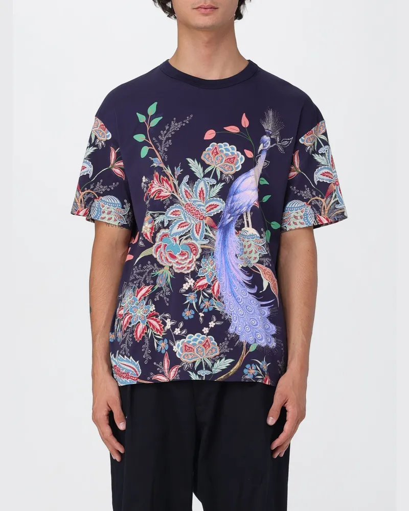 Etro T-shirt herren Blau