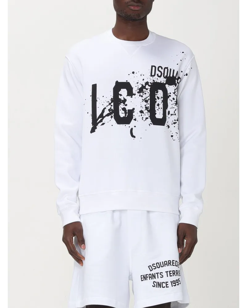 Dsquared2 Sweatshirt herren Weiß