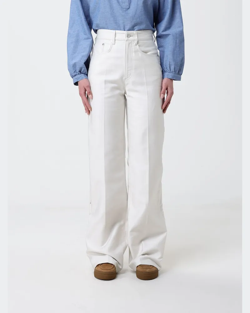 A.P.C. Ausgestellte Baumwoll-Denim-Jeans Weiß