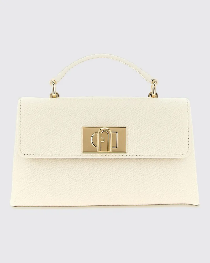 Furla Schultertasche damen Weiß