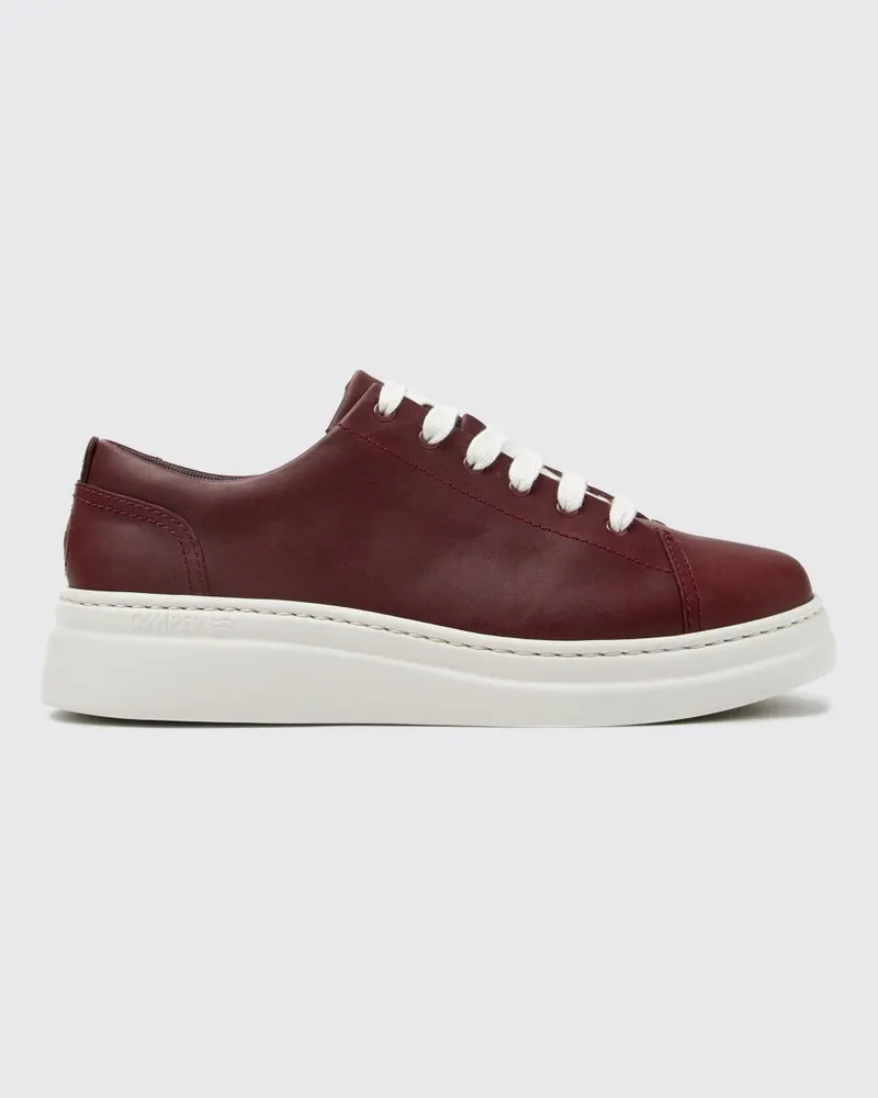 Camper Runner Up Sneakers aus Kalbsleder mit XL Extralight®-Sohle Burgunderrot