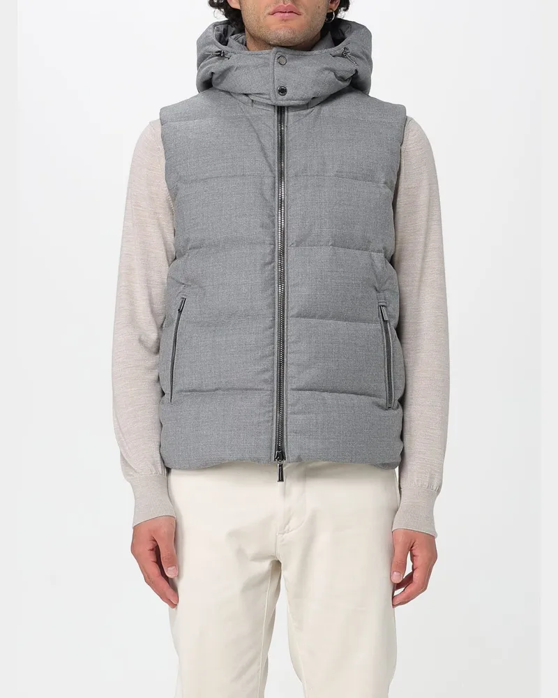 MOORER Mantel herren Grau