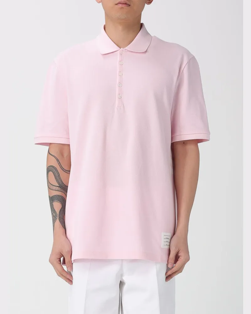 Thom Browne Polo herren Pink