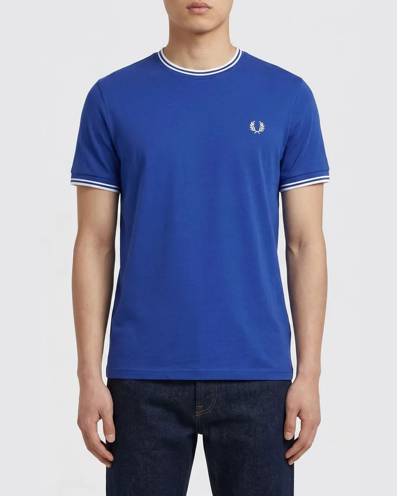 Fred Perry T-shirt herren Blau
