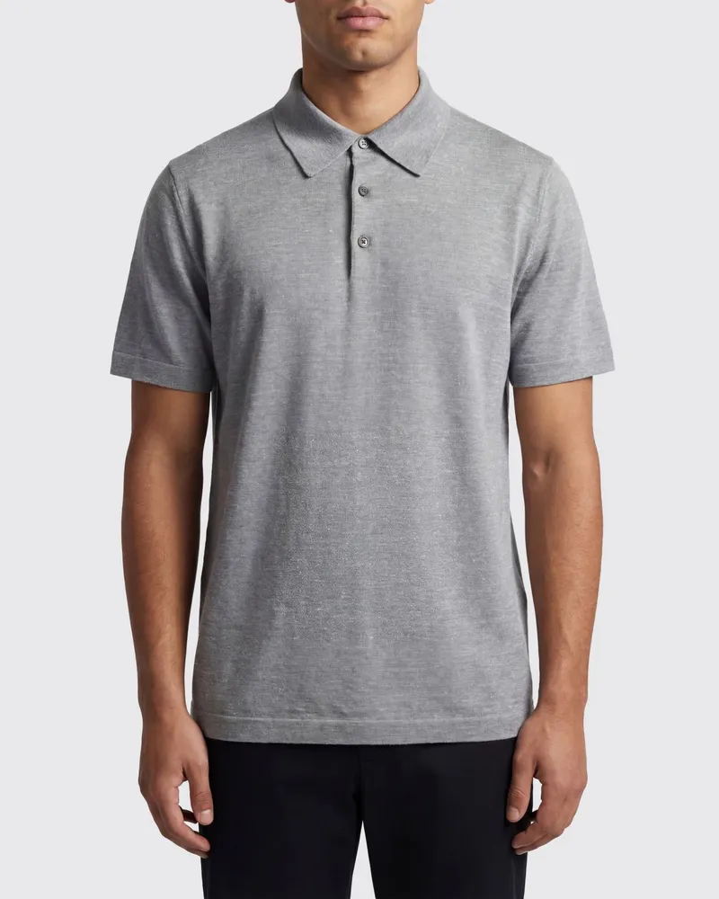 Brioni Polo herren Grau